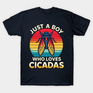 Just a Boy Who Loves Cicadas T-Shirt